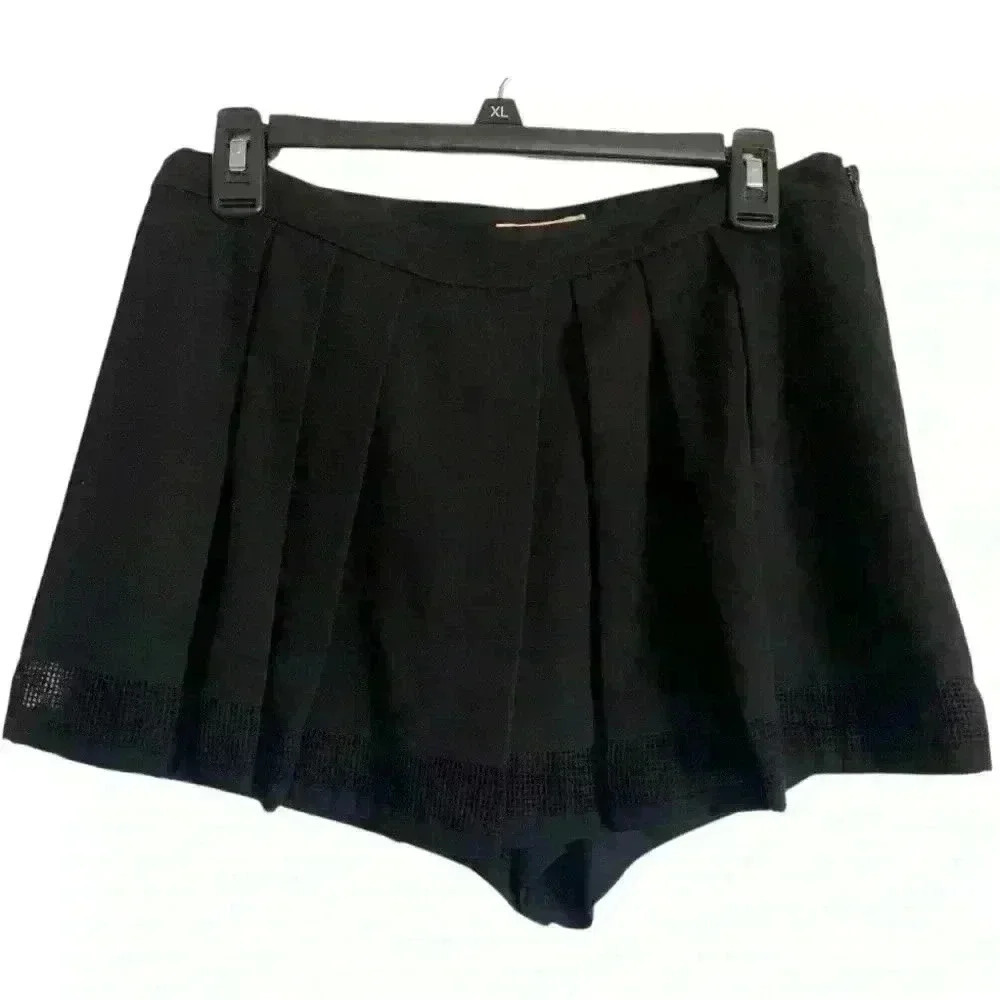 L'AGENCE PLEATED CREPE SHORTS US size 10‎ - Picture 3 of 12